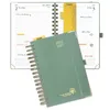 Poprun AWEHBTA5-27 agenda journalier A5 spirale vert