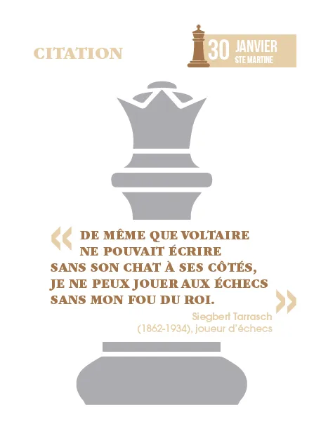 Frigobloc Passion Échecs 365 calendrier à bloc exercices jour