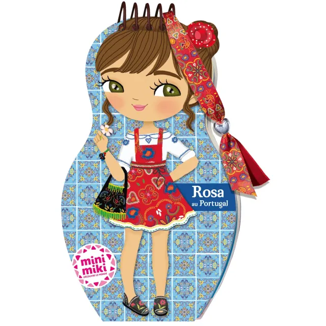 Frigobloc Minimiki Rosa au Portugal carnet créatif stickers