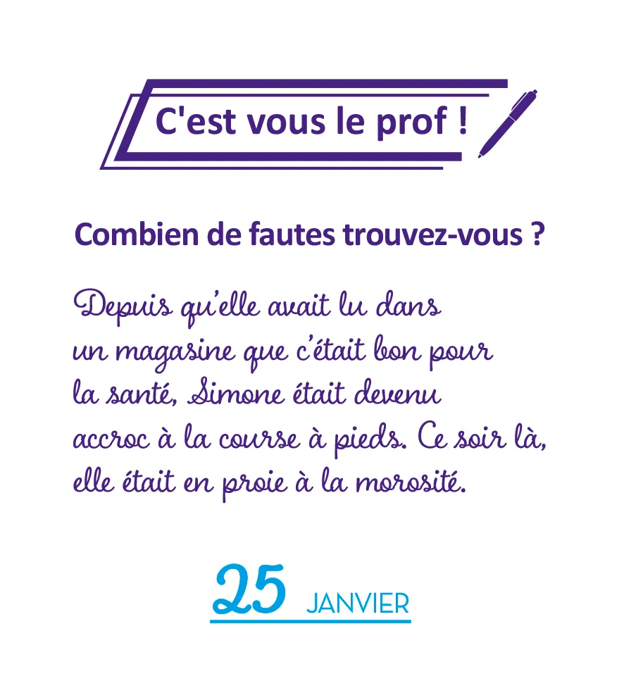 Frigobloc Mini 365 jours sans fautes mini calendrier orthographe