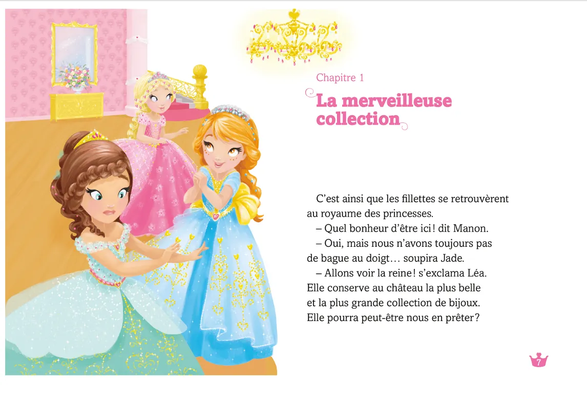 Frigobloc Une Deux Trois Princesses Bague Magique roman nouvelle édition