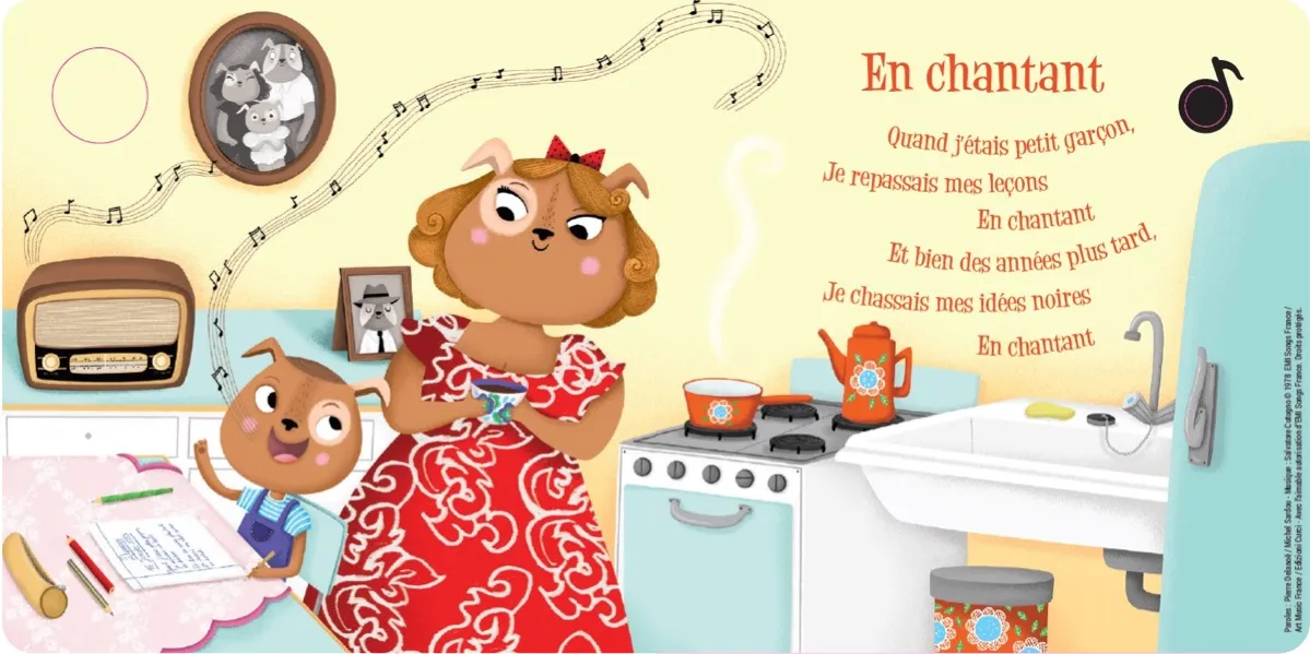 Frigobloc Mon premier Sardou livre musical sonore