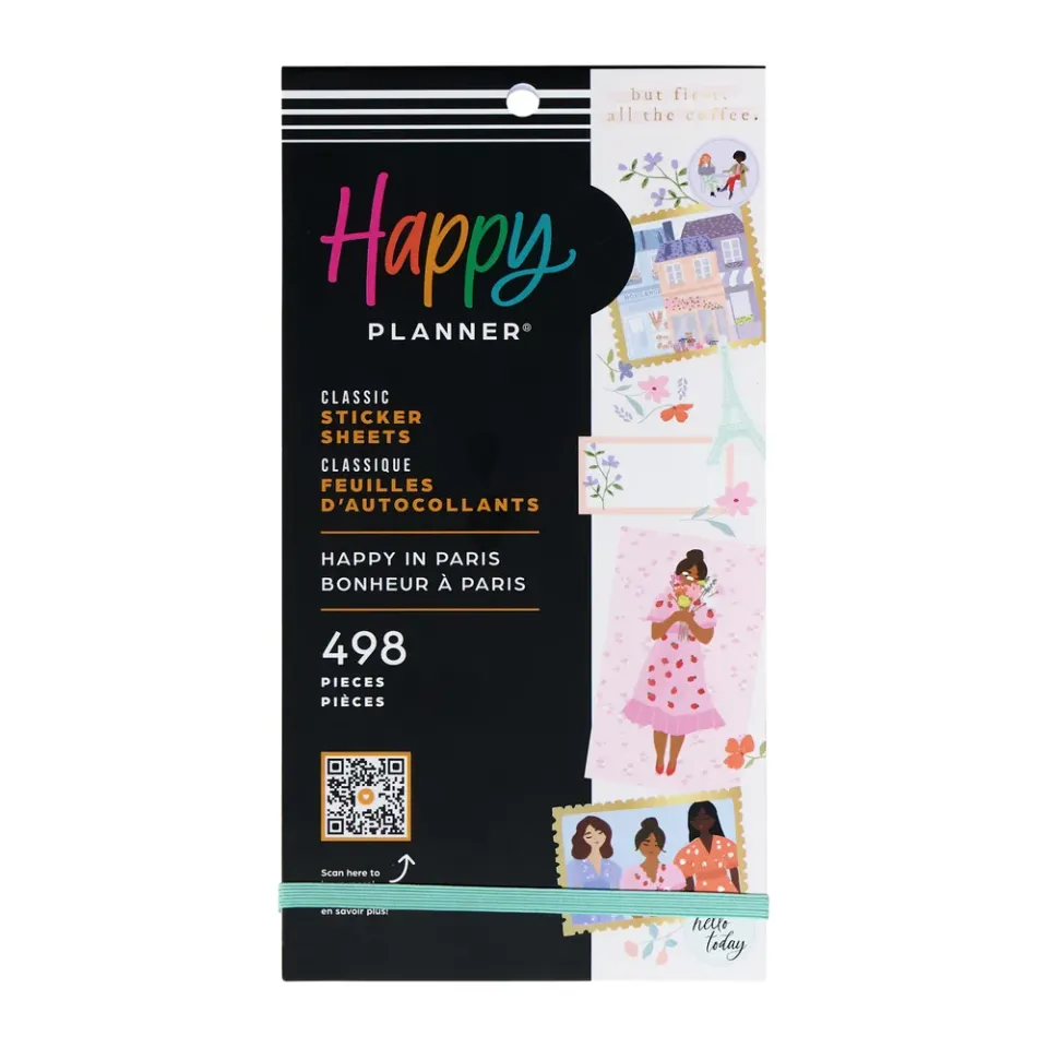 Happy Planner Happy in Paris stickers value pack 498 pièces