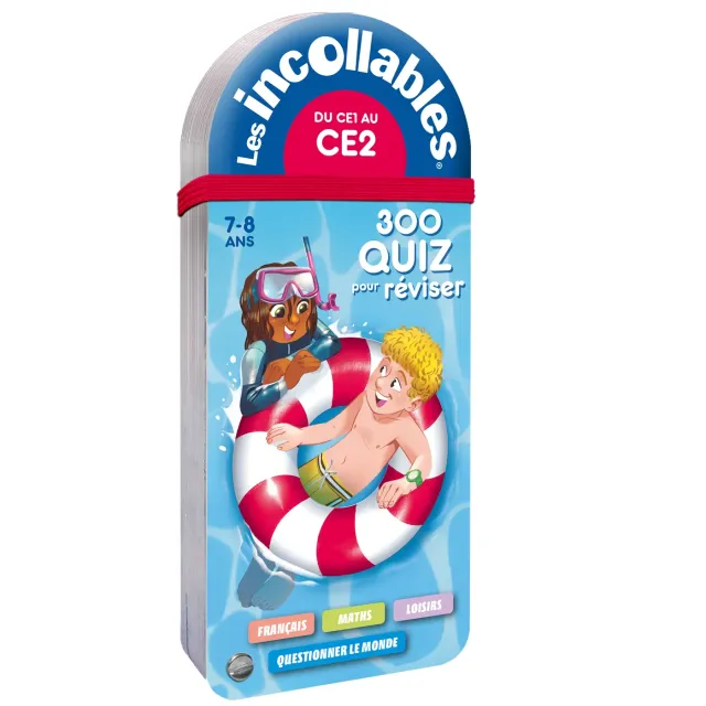 Frigobloc Les Incollables CE1-CE2 300 quiz 7-8 ans éventail