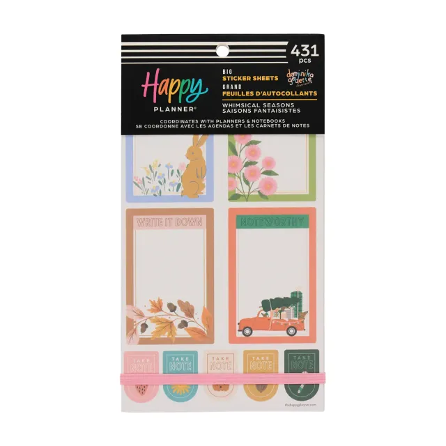 Happy Planner Whimsical Seasons stickers Big 431 saisons