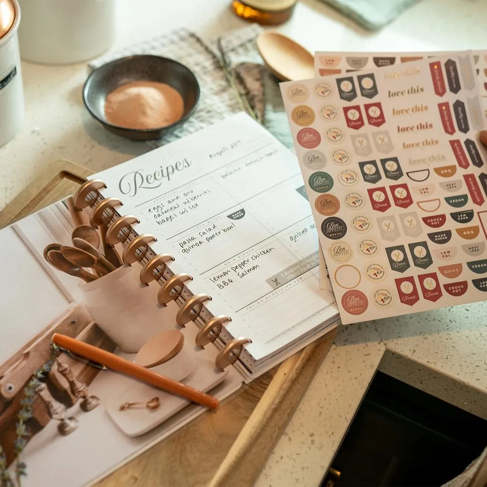 Happy Planner Southern Farmhouse extension menus Classic