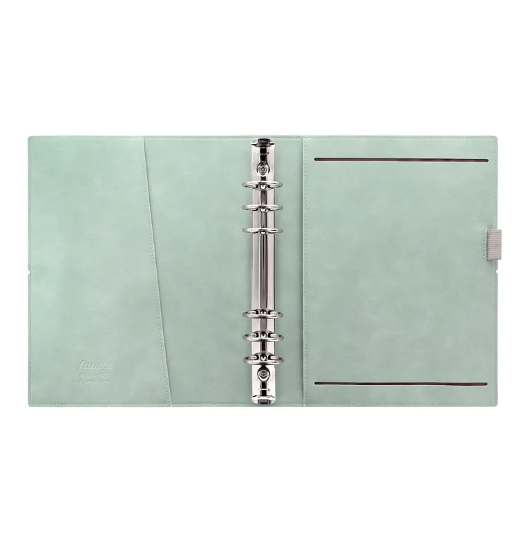 Filofax Domino Soft A5 organiseur bleu pastel élastique