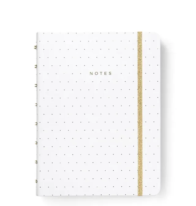 Filofax Moonlight carnet A5 Blanc spirale rechargeable