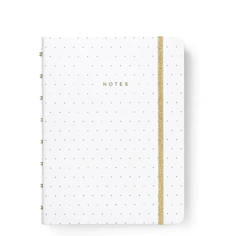 Filofax Moonlight carnet A5 Blanc spirale rechargeable