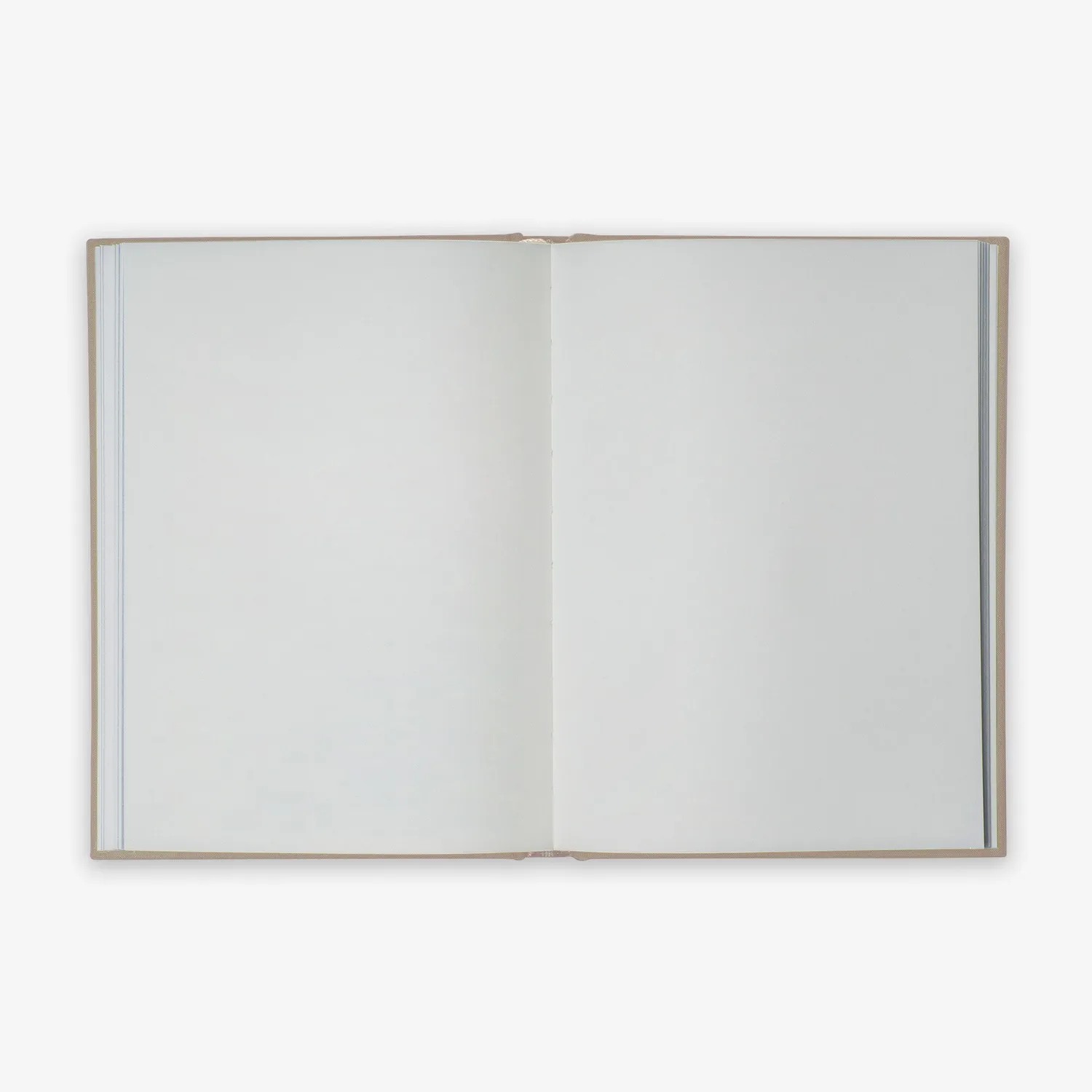 Kartotek Notes carnet rigide sable 13,5x18,5 cm pages blanches