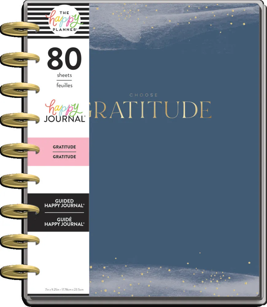 Happy Planner Choose Gratitude Classic journal guidé