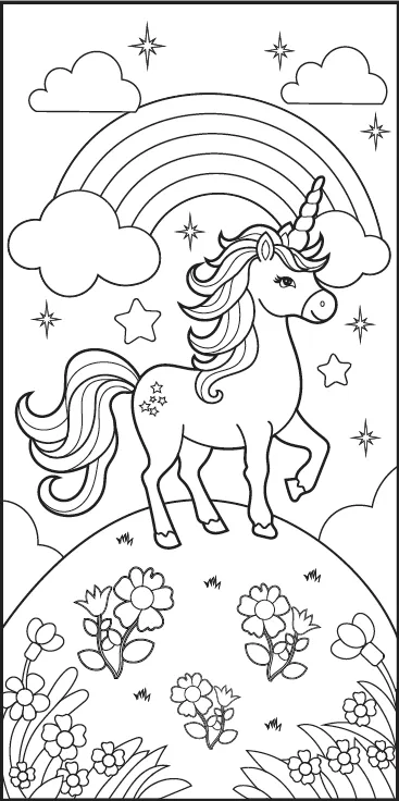 Frigobloc Ma P'tite banane Licorne kit coloriage feutres