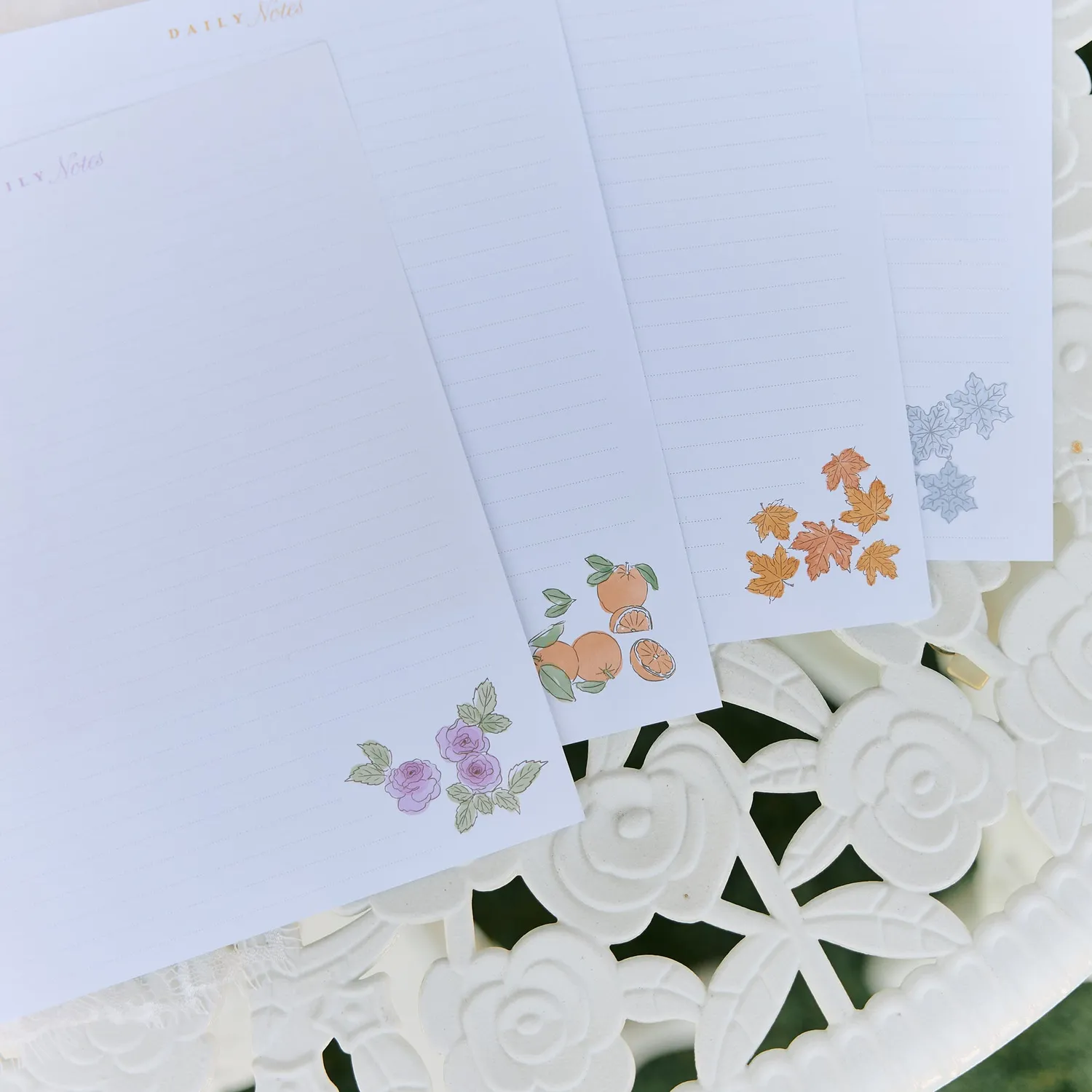 Happy Planner Seasonal Sidewalks papier recharge 40 feuilles