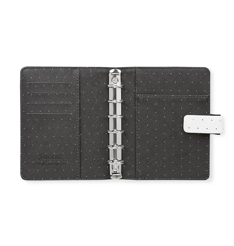 Filofax Moonlight organiseur pocket blanc doré