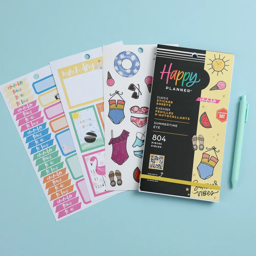 Happy Planner Summertime stickers été 804 pièces