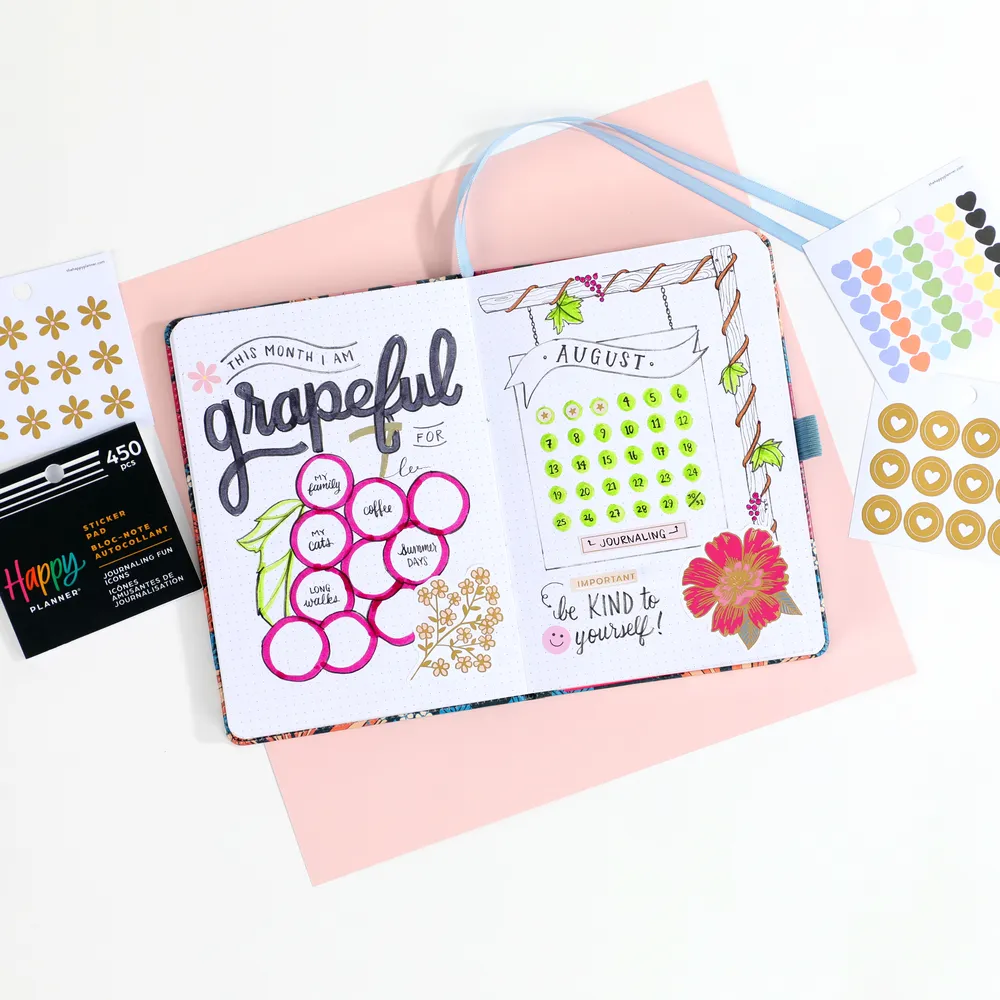 Happy Planner Journaling Fun Icons mini stickers 450 pcs