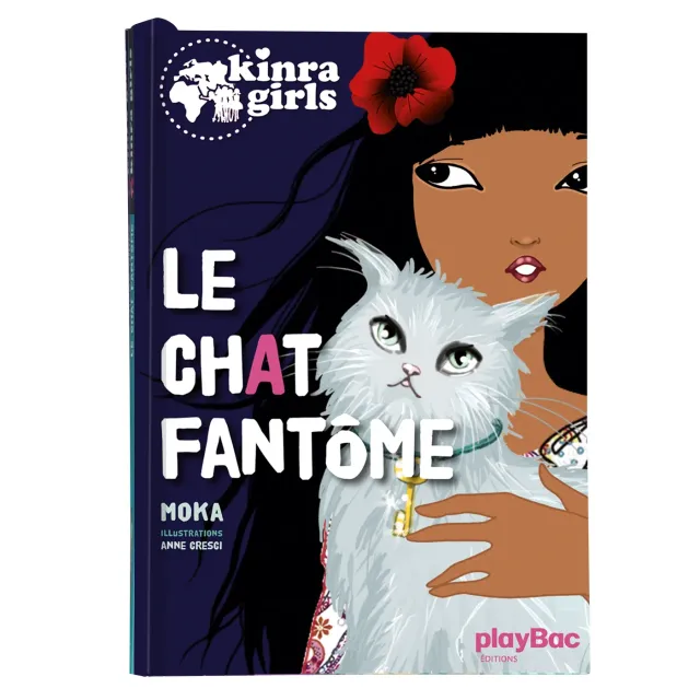 Frigobloc Kinra Girls Le chat fantôme tome 2 roman jeunesse