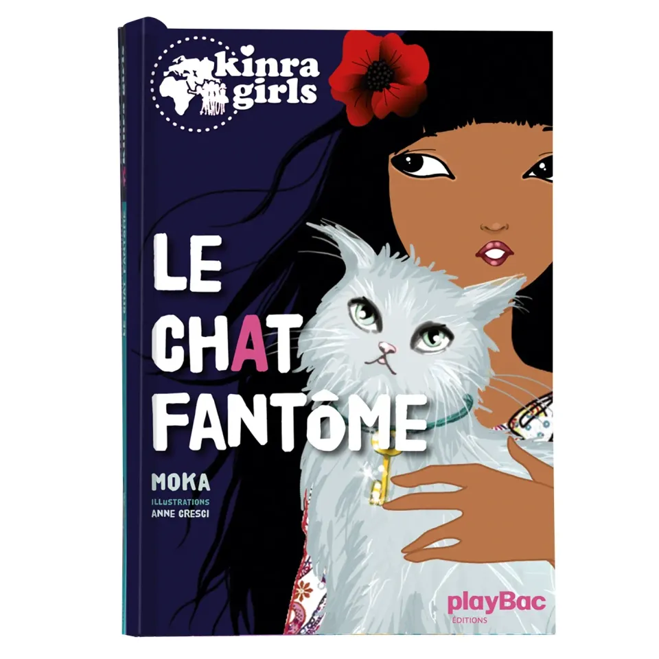 Frigobloc Kinra Girls Le chat fantôme tome 2 roman jeunesse