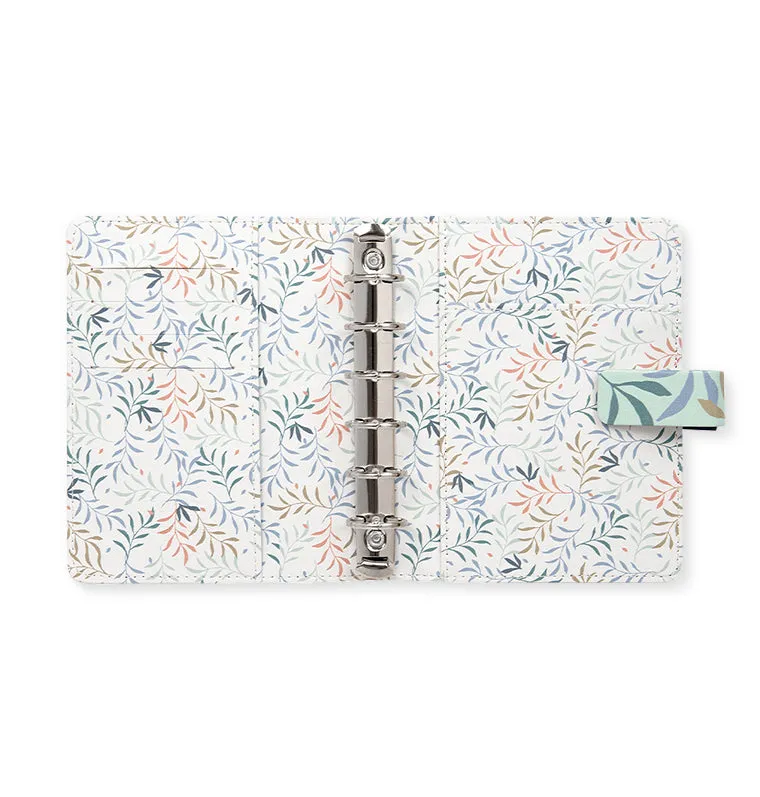 Filofax Botanical organiseur pocket vert menthe à anneaux