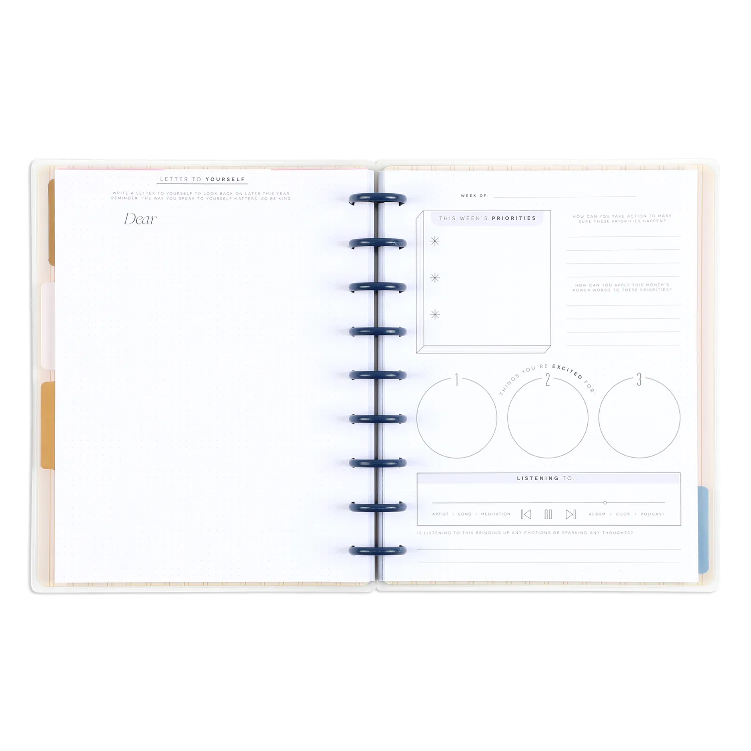 Me & my big ideas Classic Ditsies journal guidé humeur 80 feuilles