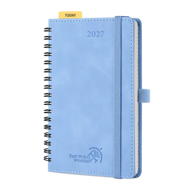 Poprun WENLA6-27 agenda semainier 2027 A6 souple + notes