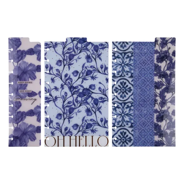 Happy Planner Shibori intercalaires dashboard Classic x3