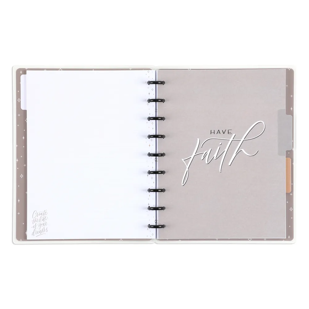 Happy Planner Bold & Free Classic carnet à disques ligné pointillé