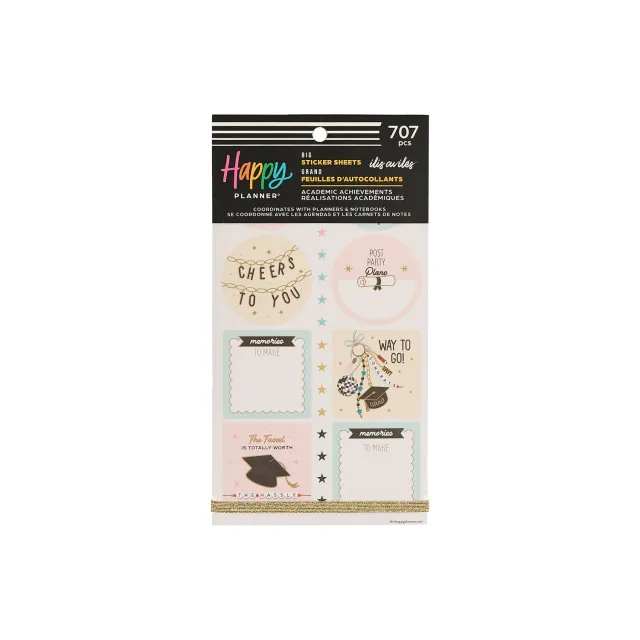 Me & My Big Ideas Academic carnet stickers école 30 planches
