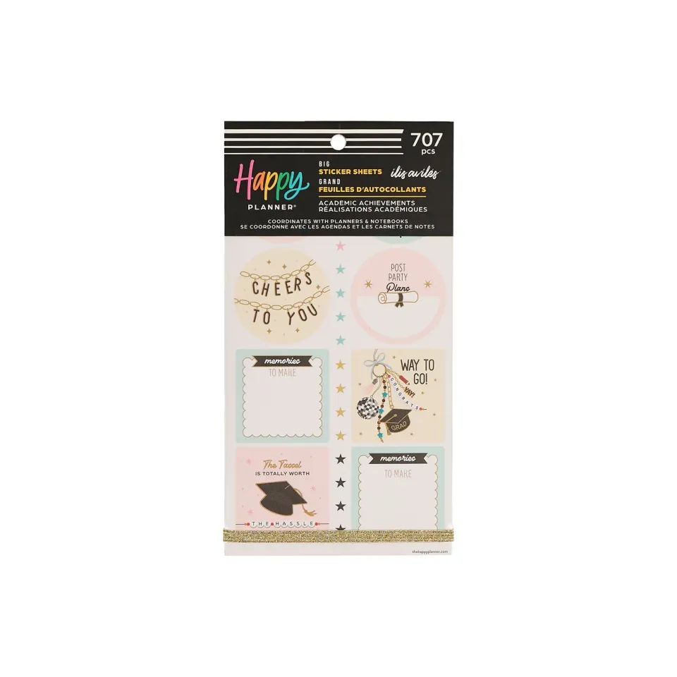 Me & My Big Ideas Academic carnet stickers école 30 planches