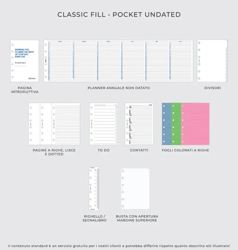 Filofax Norfolk organiseur Pocket Zip Noir cuir RFID