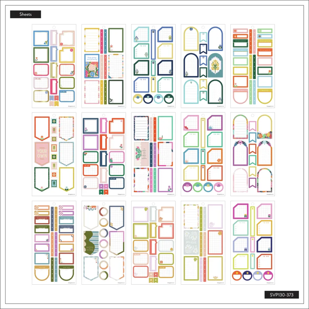 Happy Planner Essential Boxes stickers Classic 688