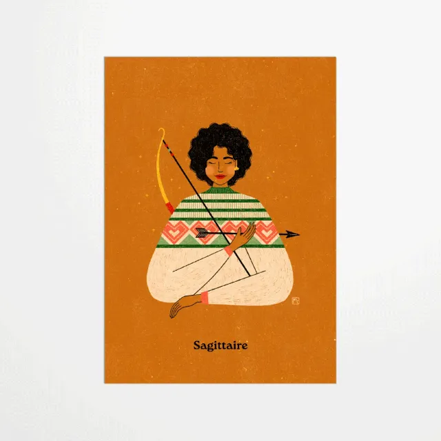 My365 Marine Laurent carte postale Sagittaire astro