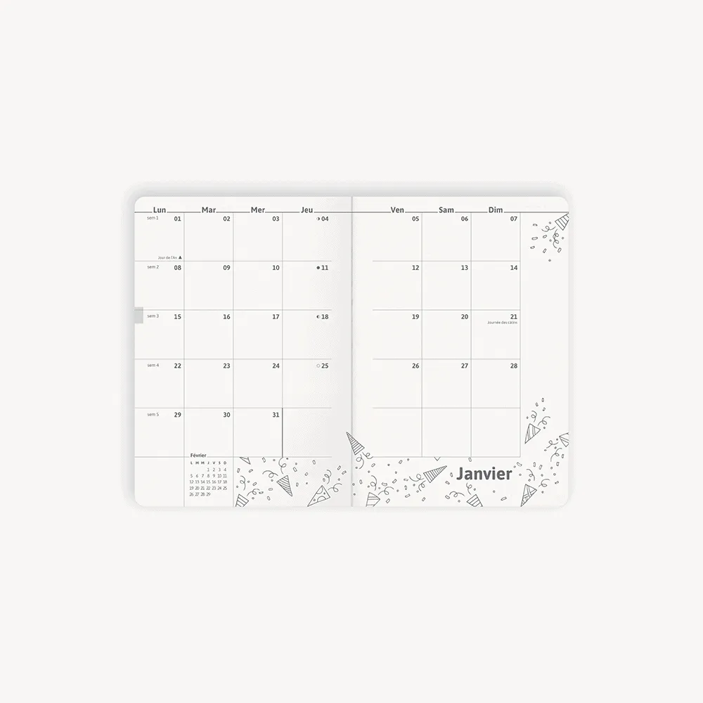 My365 My Agenda Poche A6 agenda souple 2024 recyclé