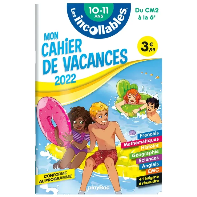 Frigobloc Incollables CM2-6e cahier vacances 10-11 ans