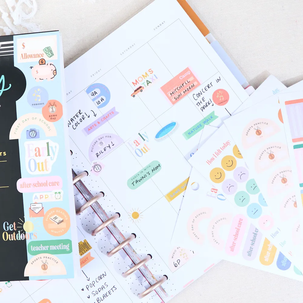Happy Planner Kids' Activities stickers enfants 1095 motifs