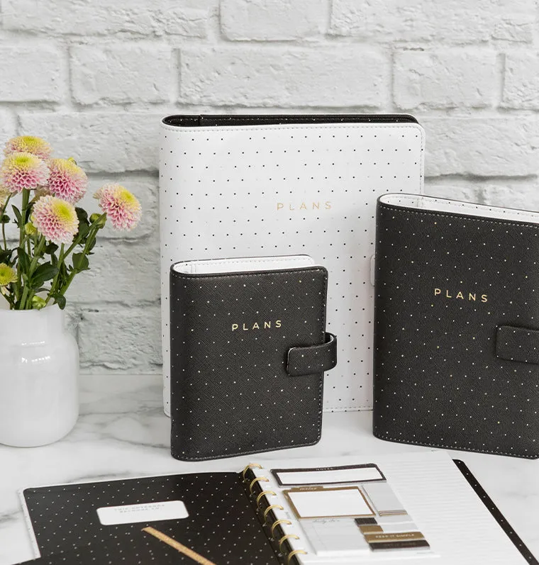 Filofax Moonlight Organiser A5 agenda à anneaux blanc