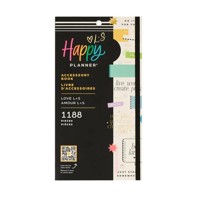 Happy Planner Love L+S Classic livre accessoires couleur