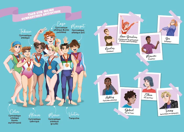 Passion Gym Tome 5 Le Porté de la victoire roman 8-12 ans