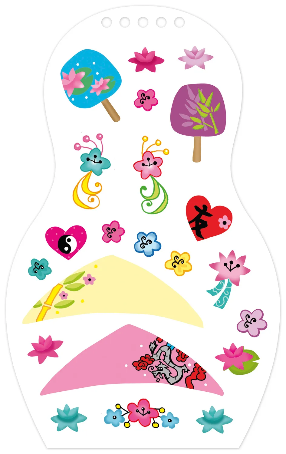 Minimiki Shan en Chine carnet créatif stickers