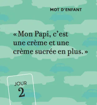 Frigobloc 365 messages pour papy calendrier mini paquet cadeau