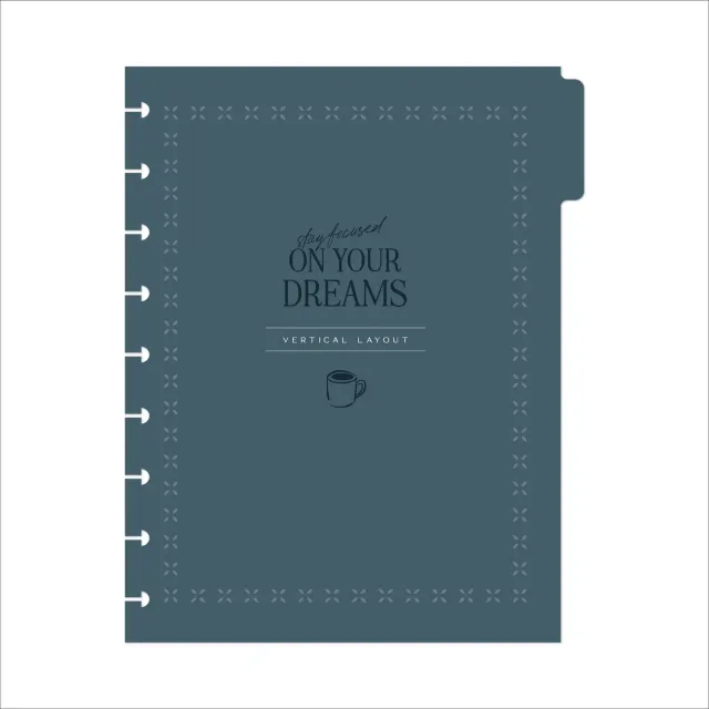 Me & my big ideas Classic recharge agenda vertical non daté 6 mois