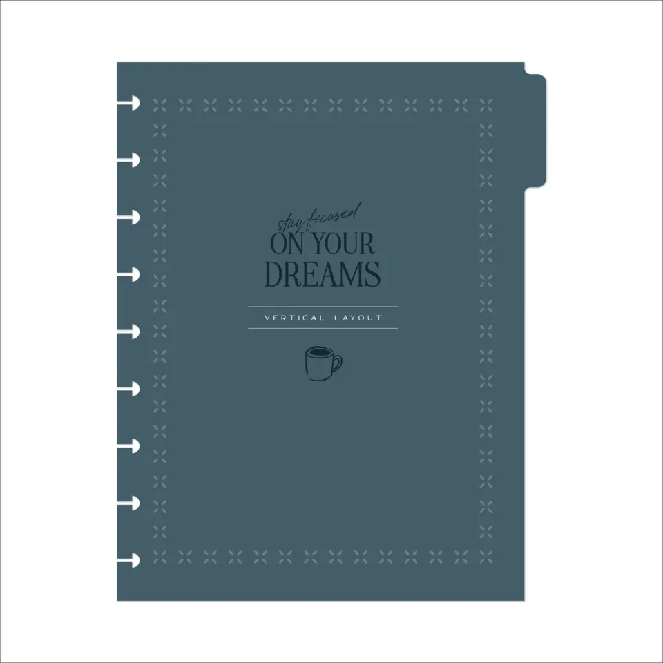 Me & my big ideas Classic recharge agenda vertical non daté 6 mois