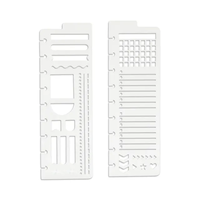 Happy Planner Journaling Joy pochoirs marque-pages lot de 2