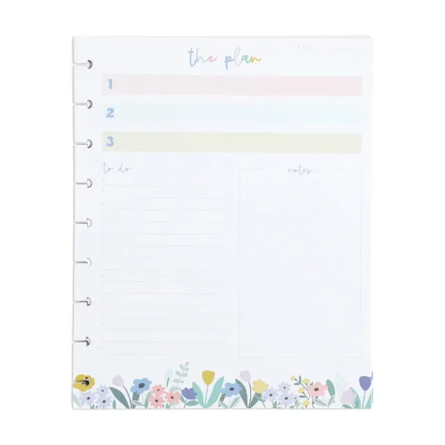 Happy Planner Classic Squad Goals recharge papier 40 feuilles ligné
