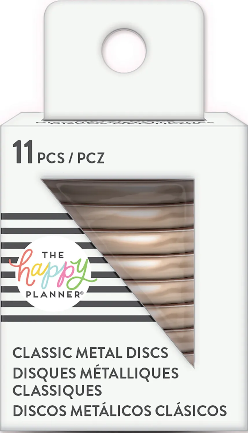 Happy Planner Metal disques Medium rose gold 11