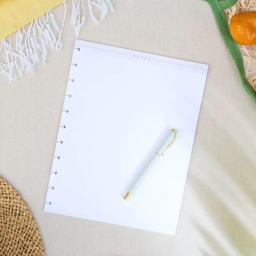 Happy Planner Neutral Chic Big recharge 40 feuilles lignée