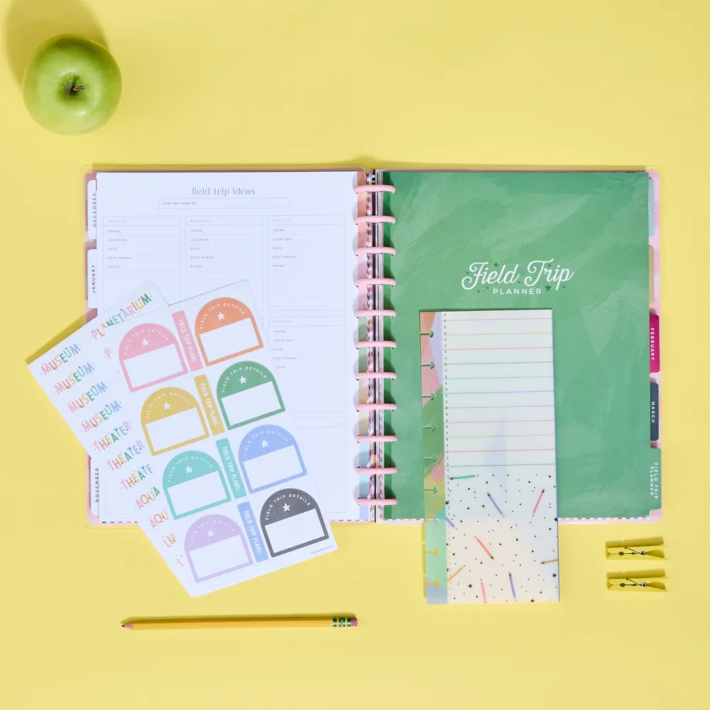 Happy Planner Classroom Field Trips Big pack accessoires enseignant