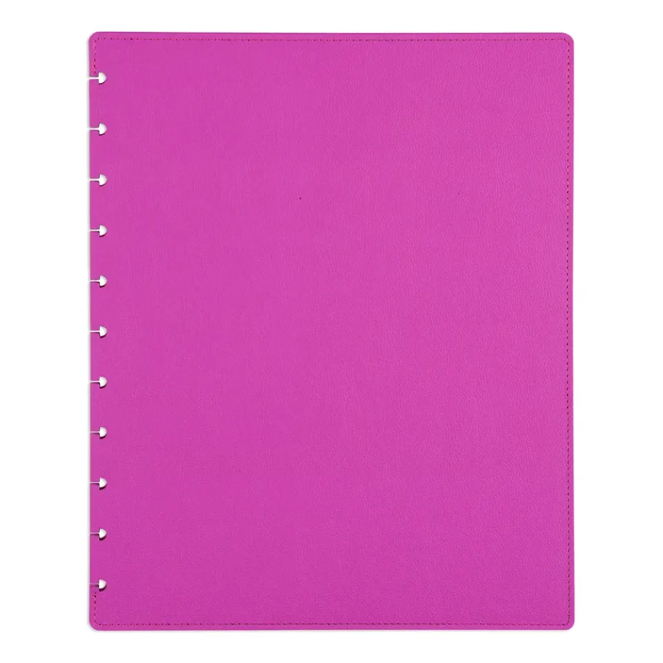 Happy Planner Big couverture clipsable simili-cuir prune