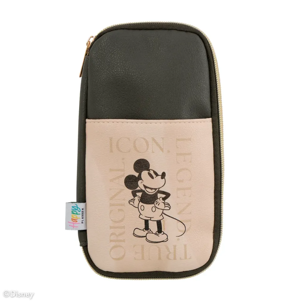 Happy Planner Disney Mickey trousse zippée à élastique