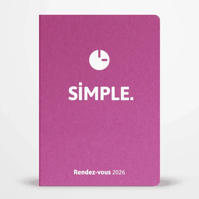 My365 SIMPLE Rendez-vous agenda semainier 2026 variations